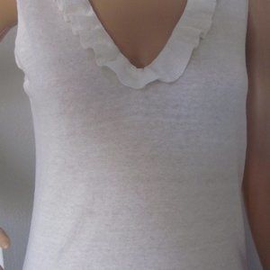 New Condition 100% Linen Sleeveless J.Crew Sweater